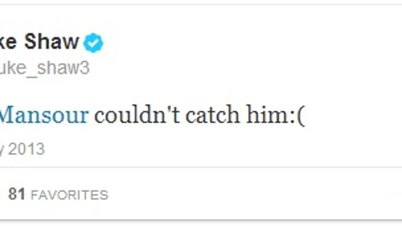 Shaw Mansour Tottenham Southampton Twitter tvit