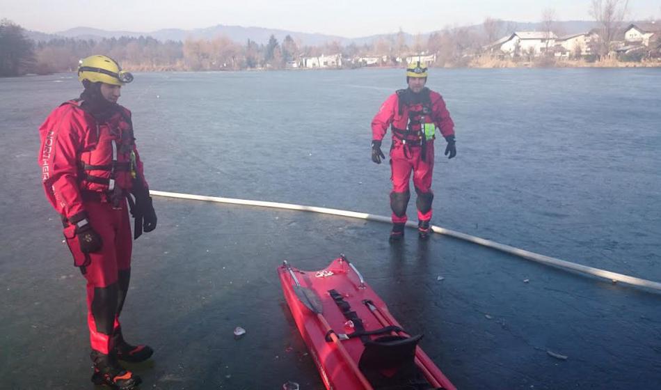 Novo o padcu dveh mladih oseb v Koseški bajer, objavljamo video posnetek