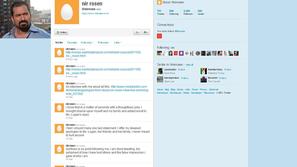 Nir Rosen se je na Twitterju norčeval iz napada na Loganovo. (Foto: Twitter)