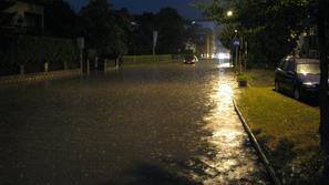 Naliv v Murski Soboti