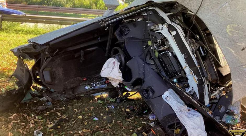 Nesreča lamborginija huracana | Avtor: Nemška gasilska brigada GTE