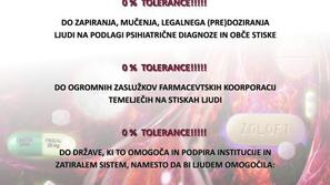 Zasedimo psihiatrijo!