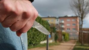 Novice: V prepiru z nožem porezal sodelavca - Nož