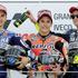 Marquez Rossi Lorenzo Repsol Honda motoGP moto GP VN Aragonije Aragonija Španija