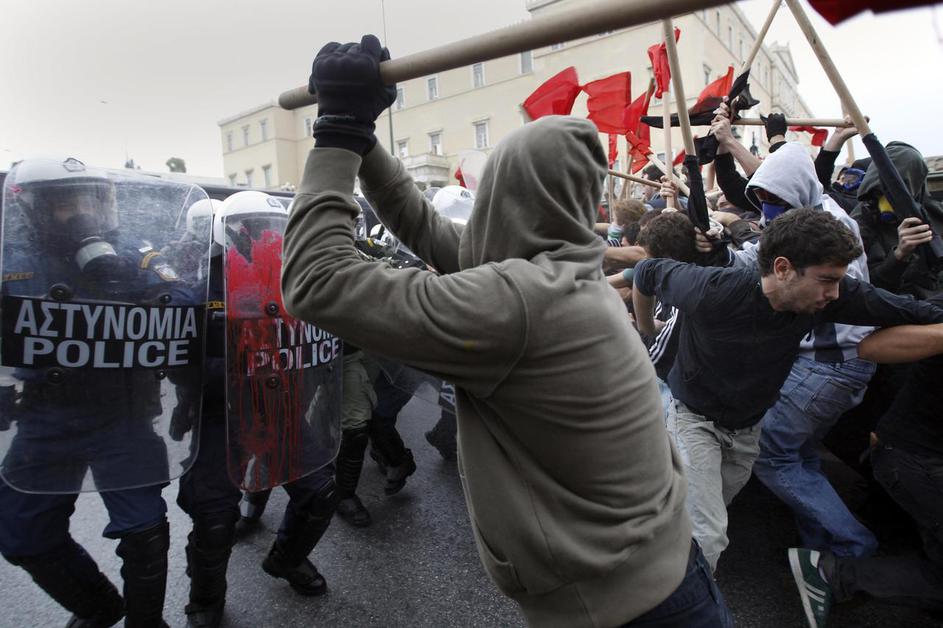 protesti, grčija, ATENE, ŠTUDENTI