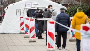 Testiranje za covid-19 v Kranju