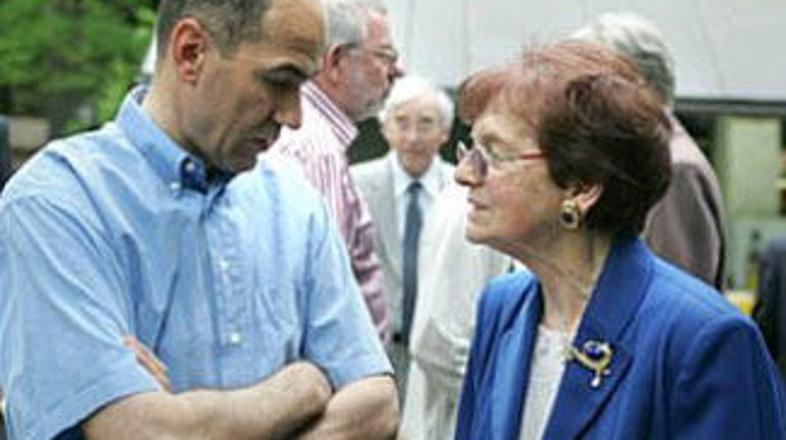 Janez Janša in Katja Boh