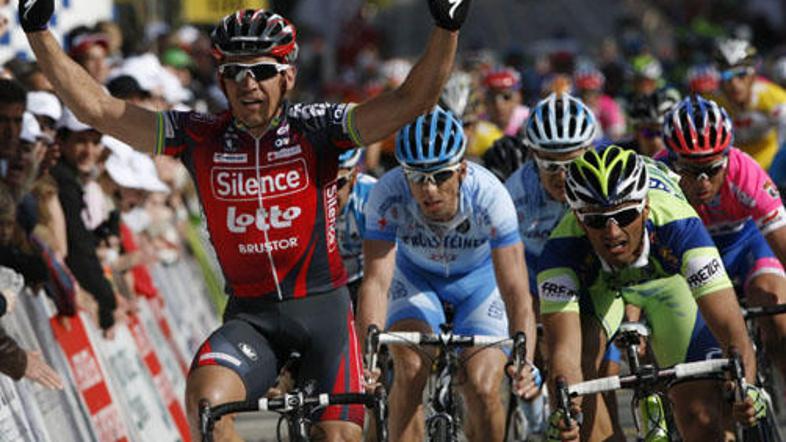 Robbie McEwen je v ciljem sprintu glavnine dobil 2. etapo dirke po Romandiji.