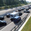 Kolone na avtocesti Ptuj