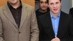 Marko Kastelic (levo) iz Mladega foruma SD podpira reformo študentskega dela, me