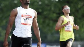 Tyson Gay je v New Yorku dosegel tretji najhitrejši čas na svetu na 200 metrov.