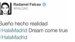 Falcao Real Madrid Twitter