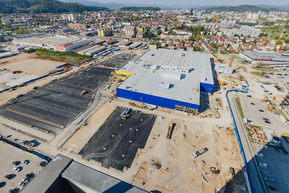 Ikea Ljubljana BTC gradnja | Avtor: Marko Delbello Ocepek