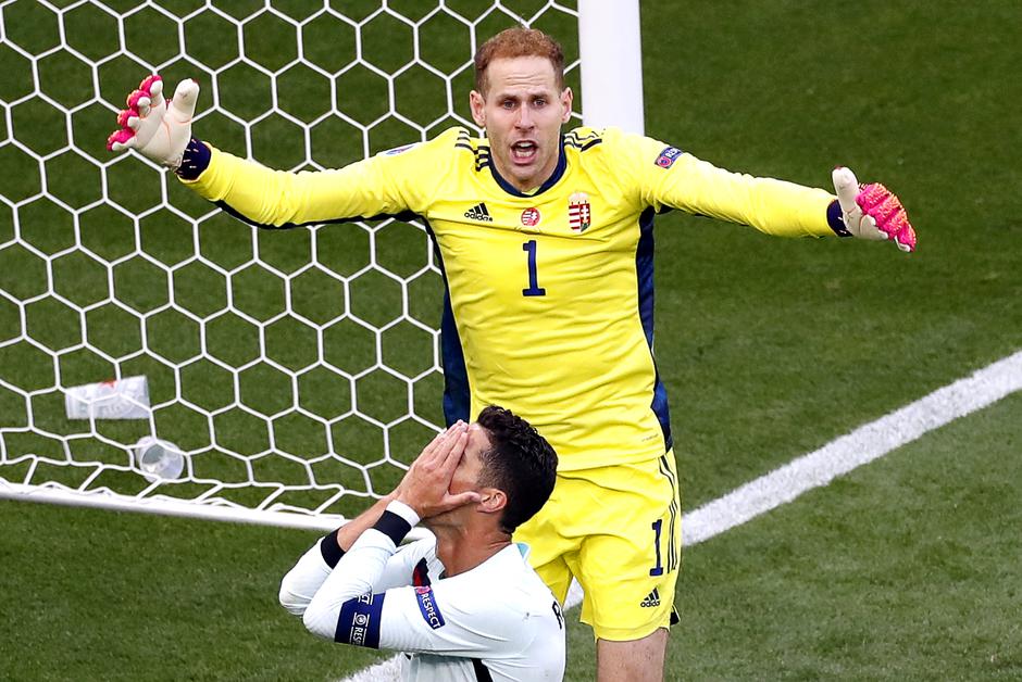 Peter Gulacsi Cristiano Ronaldo MAD POR Euro 2020 | Avtor: Epa