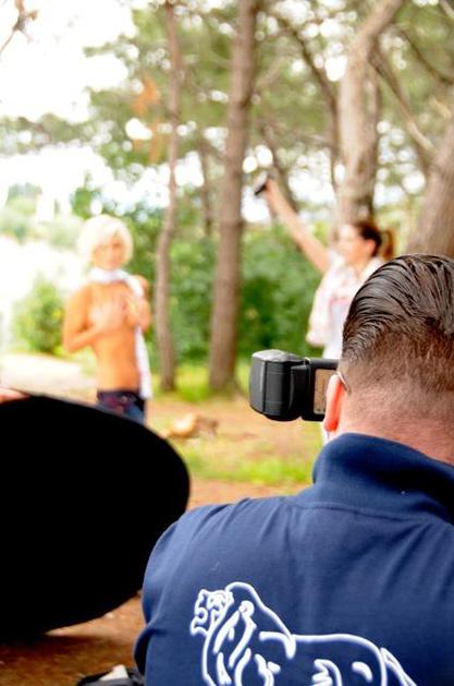 Fotografiranje Maje Kljun za naslovnico Zame