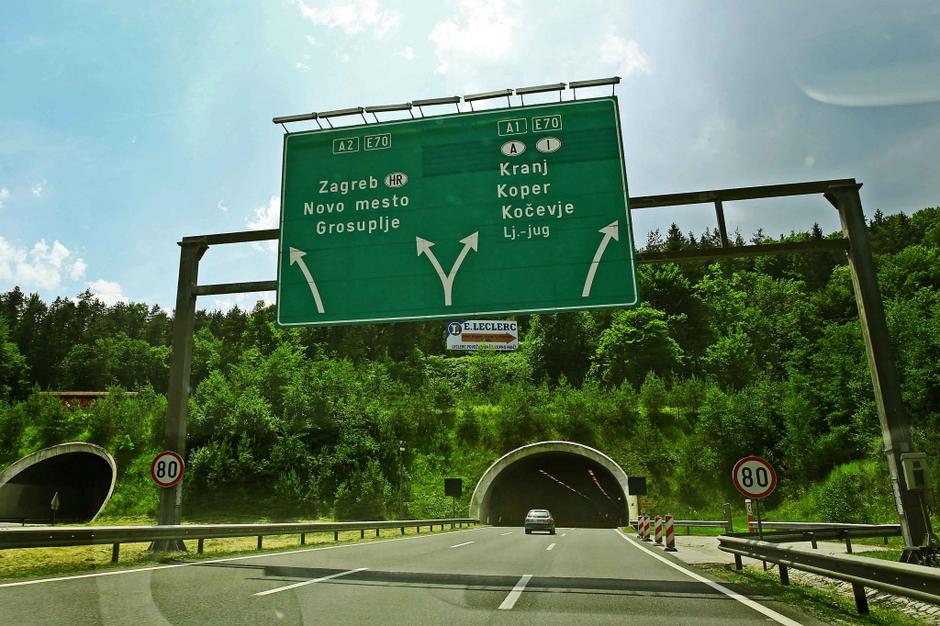 Slovenija 22.06.2013 predor Golovec na avtocesti na  Ljubljanski obvoznici | Avtor: Saša Despot