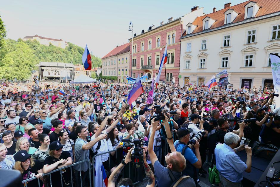 sprejem Primož Roglič | Avtor: Saša Despot