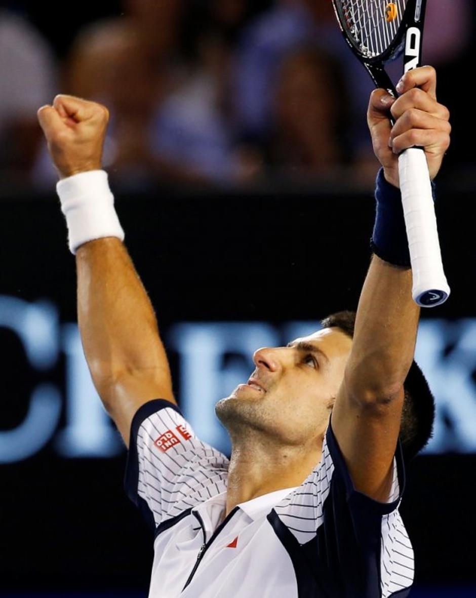 Đoković Djoković Melbourne OP Avstralije četrtfinale Berdych | Avtor: EPA