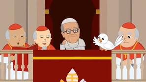 papež v risanem filmu