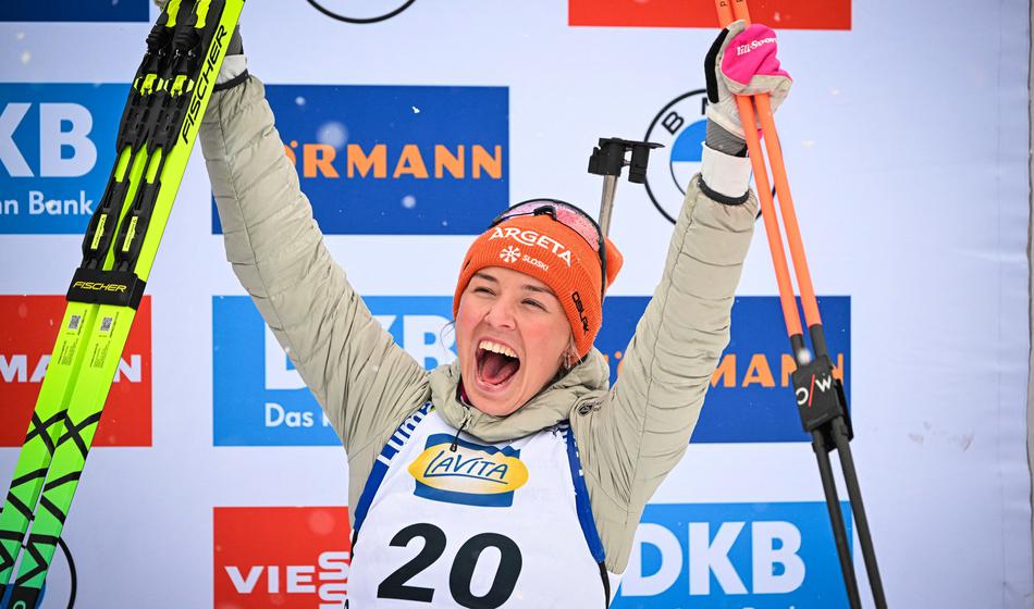 Slovenski biatlonci optimistično na Švedsko