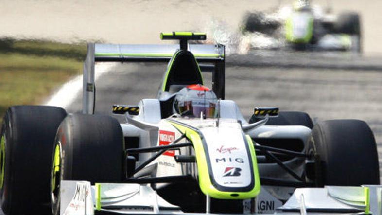 Brawnoma je bil v Monzi edini tekmec Hamilton, ki se je zavrtel v zadnjem krogu.