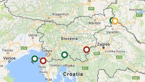 Interaktivni zemljevid 