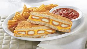 fried cheese melt, Denny's