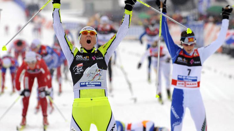 Petra Majdič se dobro zaveda, da dobre pol minute prednosti pred vzponom na Alpe