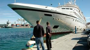 Letos je Seabourn Spirit v Koper priplula sedemkrat, prihodnje leto bo 17-krat. 