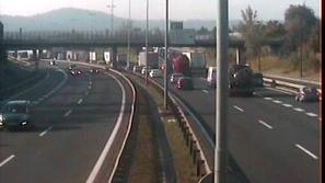 Zastoj na ljubljanski obvoznic