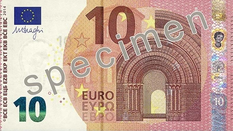 Bankovec za deset evrov 