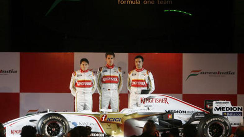 Moštvu Force India s ferrarijevimi motorji ni uspelo zbrati niti točke. Sodelova