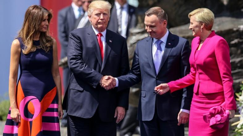 Donald Trump Andrzej Duda