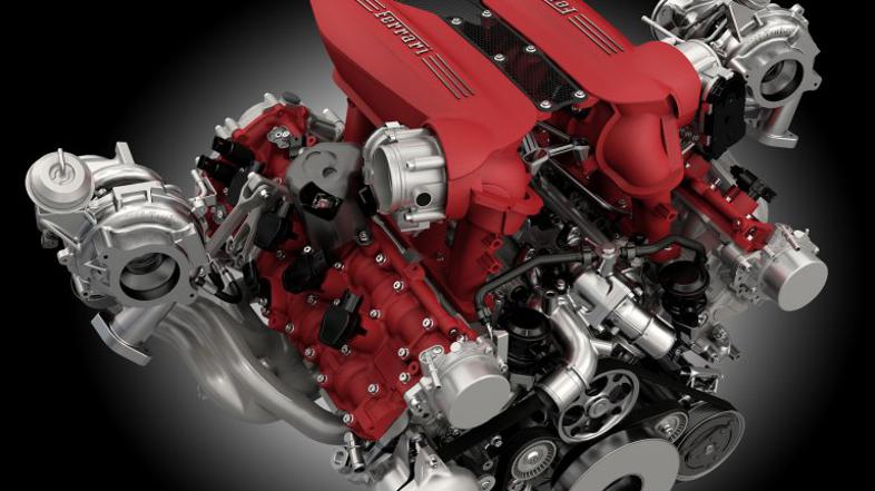ferrarijev 3,9-litrski V8 motor