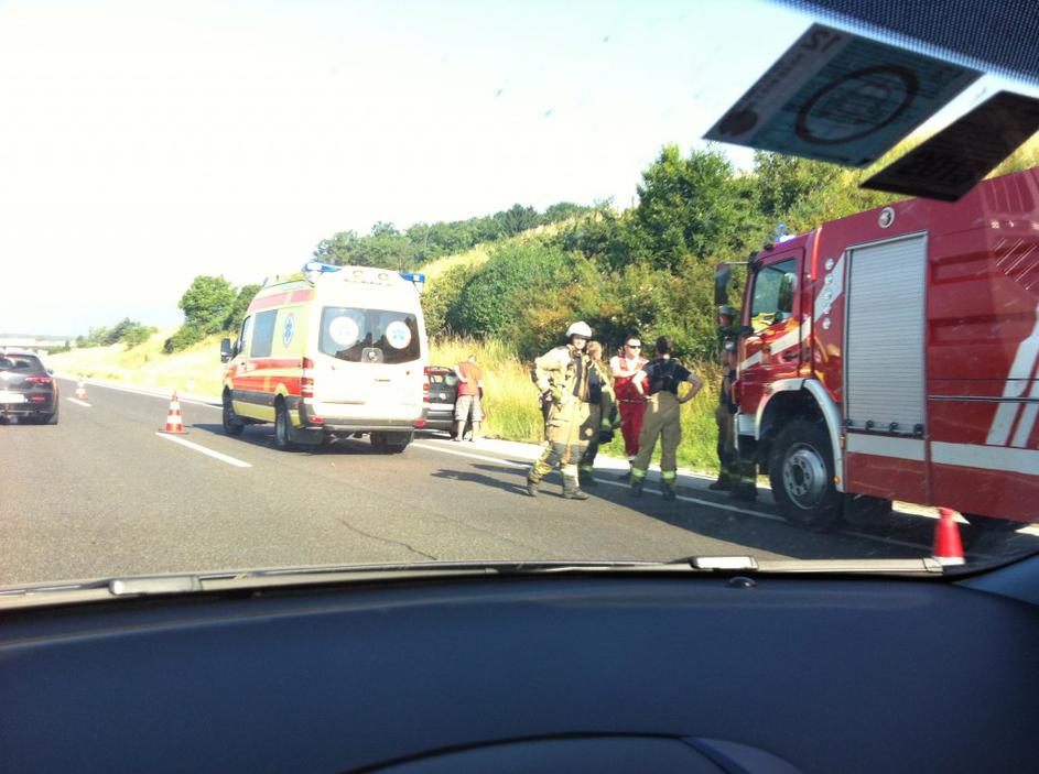 Prometna nesreča na štajerki