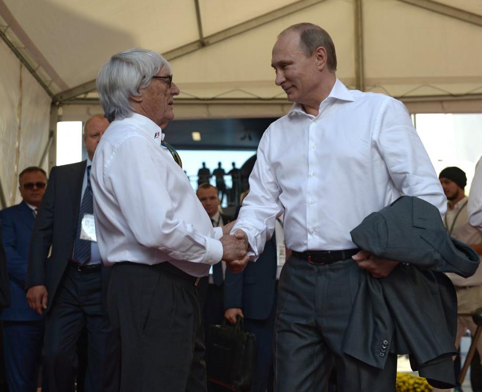 Ecclestone Putin VN Rusije Soči F1 | Avtor: EPA