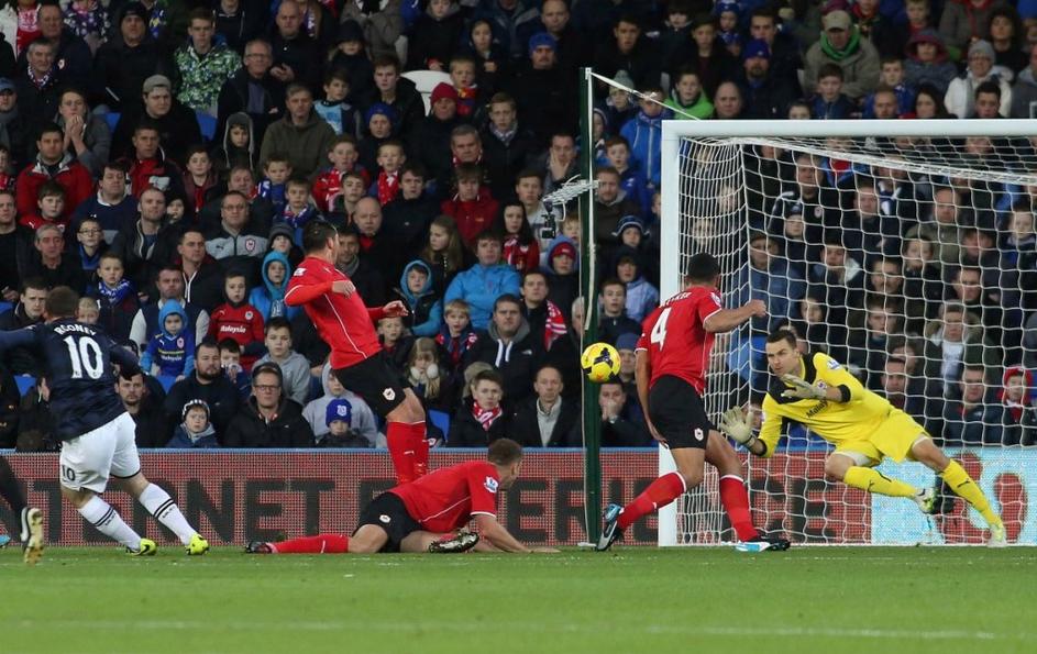 Rooney Cardiff City Manchester United Premier League Anglija liga prvenstvo