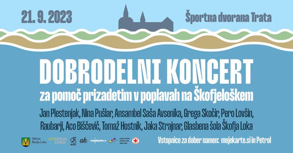 Dobrodelni koncert za pomoč prizadetim v poplavah na Škofjeloškem | Avtor: Facebook