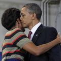 Michelle in Barack Obama