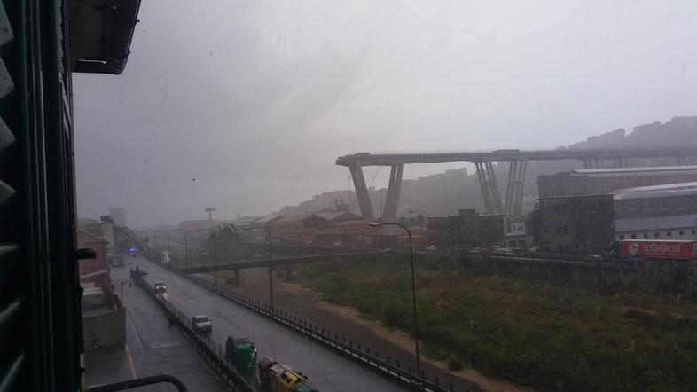 Genova, zrušen viadukt