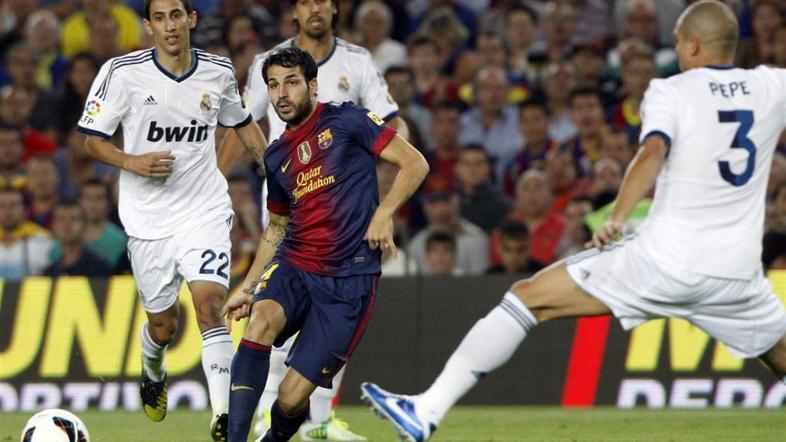 Fabregas Di Maria Pepe Barcelona Real Madrid Liga BBVA Španija liga prvenstvo