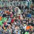Navijači na tekmi med ACH-jem in Budvansko riviero