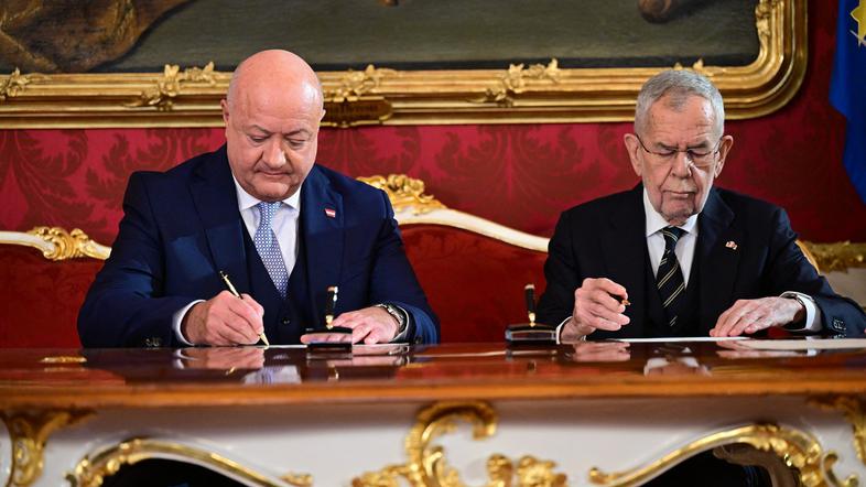 Christian Stocker Alexander Van der Bellen