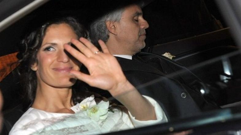 Andrea Bocelli Veronica Berti poroka