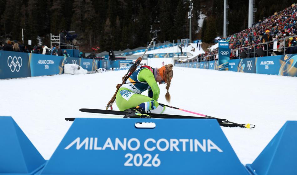 Slovenke blestele v smučini, a ...