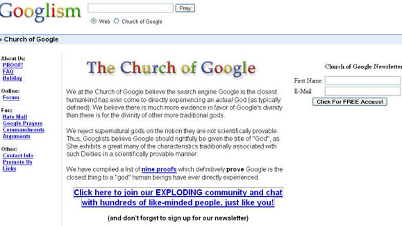 Google je termin, ki se preiskuje pogosteje kot Bog, Alah, Buda, krščanstvo, isl