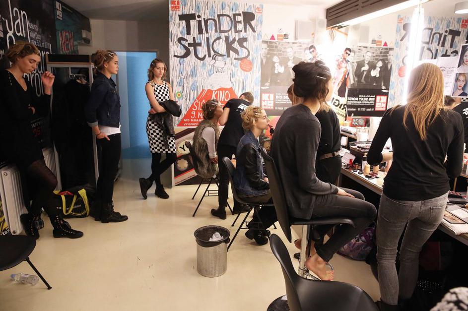 teden mode fashion week backstage zaodrje zakulisje