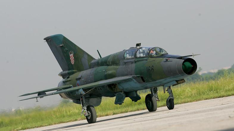 MiG 21 hrvaške vojske.