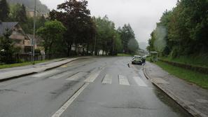 prometna nesreča peška na Jesenicah