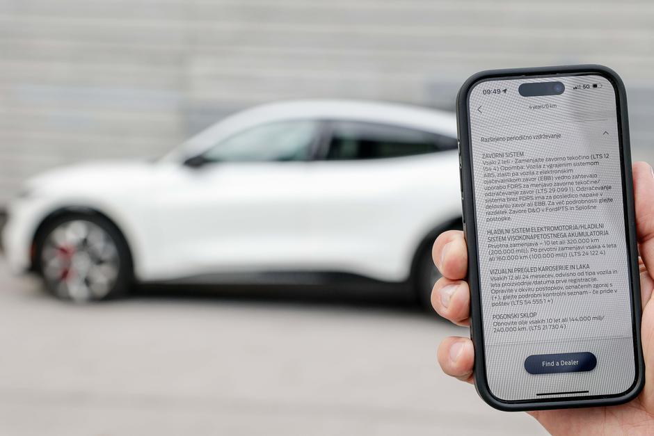 Ford mustang mache-e infotainment | Avtor: Saša Despot